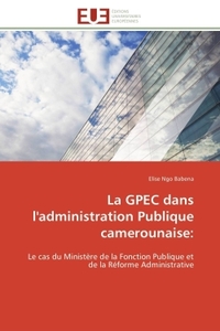 La gpec dans l'administration publique camerounaise:
