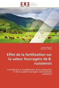 Effet de la fertilisation sur la valeur fourragère de b. ruziziensis