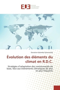 Évolution des éléments du climat en R.D.C.