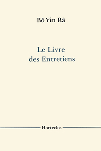 LE LIVRE DES ENTRETIENS