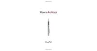 How to Architect /anglais