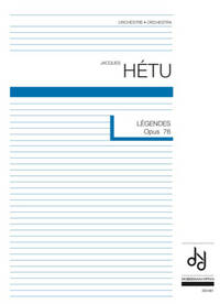 LEGENDES, OPUS 76 ORCHESTRE-PARTITION+PARTIES SEPAREES