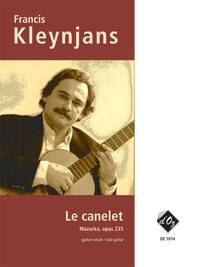 LE CANELET (MAZURKA), OPUS 235 GUITARE