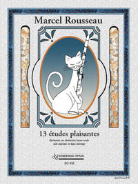 13 ETUDES PLAISANTES CLARINETTE-PARTITION+PARTIES SEPAREES