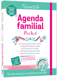 AGENDA FAMILIAL MEMONIAK POCKET 2018-2019