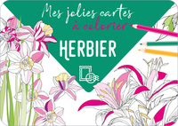 MES JOLIES CARTES A COLORIER - HERBIER