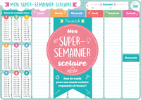 MON SUPER-SEMAINIER SCOLAIRE MEMONIAK 2019-2020