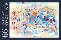 LES DRAPEAUX DE PARIS PAR RAOUL DUFY - 27HM - PUZZLE 99 PIECES