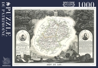 CARTE DU LOT - 39H - PUZZLE 1000 PIECES