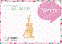 LE BESTIAIRE DE GALLYPOTTS - NANOU -