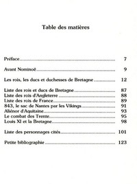 Petite histoire des rois et ducs de Bretagne