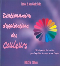 Dictionnaire d'applications des couleurs