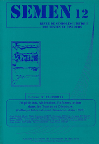 Semen, n° 12/2000-1