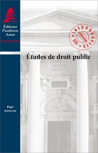 ÉTUDES DE DROIT PUBLIC