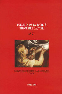 Bulletin De La Soc.Theophile Gautier N 27