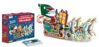 EMBOITE ET CONSTRUIS LE TRAINEAU DU PERE NOEL - 3 ANS 12 PIECES GEANTES