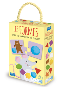 PUZZLE 2 - LES FORMES - LIVRE DE 10 PAGES + 10 PUZZLES 2 ANS