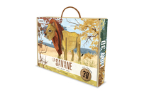 La savane - Le lion 3D