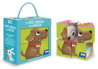 LES BEBES ANIMAUX DE LA MAISON - 2 ANS CUBES EMPILABLES ET LIVRE