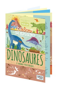 Pop-up dessus-dessous - Dinosaures et animaux préhistoriques