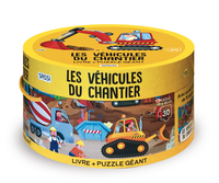 LES VEHICULES DU CHANTIER - PUZZLE ET LIVRE