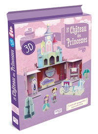 Livre et maquette - Le château des princesses 3D