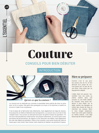 COUTURE - CONSEILS POUR BIEN DEBUTER