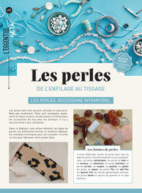 LES PERLES - DE L'ENFILAGE AU TISSAGE