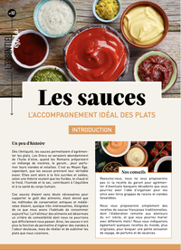 LES SAUCES - POUR DES PLATS SAVOUREUX