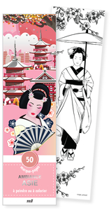 MARQUE-PAGES - AMBIANCE ASIE - 50 MARQUE-PAGES A PEINDRE OU A COLORIER