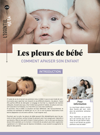LES PLEURS DE BEBE : COMMENT APAISER SON ENFANT
