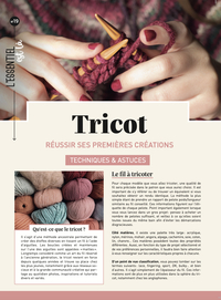 TRICOT - REUSSIR SES PREMIERES CREATIONS