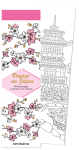 MARQUE-PAGES - VOYAGE AU JAPON - 50 MARQUE-PAGES A PEINDRE OU A COLORIER