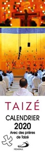 Calendrier Taizé 2020 lot de 4ex (Compte Ferme)