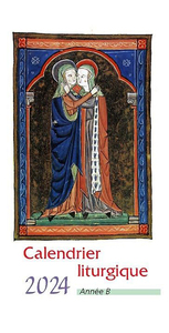 CALENDRIER LITURGIQUE 2024 ANNÉE B Lot de 10 ex. COMPTE FERME