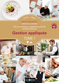 Gestion appliquée - Tome 1 - BP Arts de la cuisine, ASCR, Pochette de l'élève