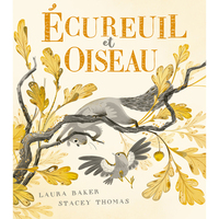 Écureuil et oiseau