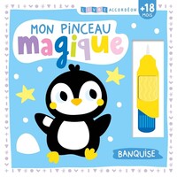 Livre accordéon - mon pinceau magique - banquise