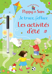 POPPY ET SAM - JE TRACE, J'EFFACE - LES ACTIVITES D'ETE - LES CONTES DE LA FERME