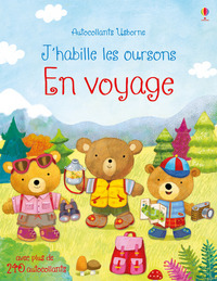 J'habille les oursons - En voyage - autocollants Usborne