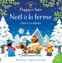 Poppy et Sam - Noël à la ferme - Livre à rabats - Les contes de la ferme