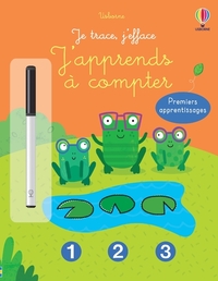 J'APPRENDS A COMPTER - JE TRACE, J'EFFACE PREMIERS APPRENTISSAGES