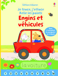 Je trace, j'efface - Relie les points - Engins etvéhicules