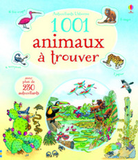 1 001 animaux à trouver - Autocollants Usborne