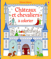 Châteaux et chevaliers à colorier