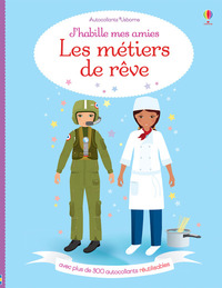 J'habille mes amies - Les métiers de rêve - Autocollants Usborne