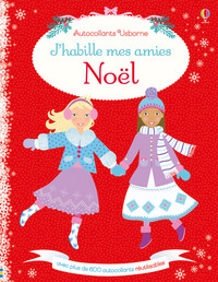 J'habille mes amies - Noël - Autocollants Usborne