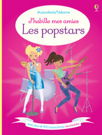 J'habille mes amies - Les popstars - Autocollants Usborne