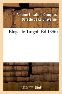 ELOGE DE TURGOT