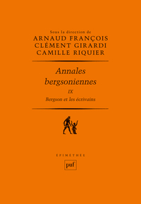Annales bergsoniennes, IX